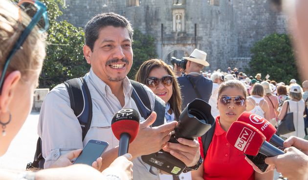 Dubrovnik: Fotoreporter AFP-a Yuri Cortez s obitelji razgledao gradske znamenitosti