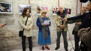 21.10.2013., Zadar – U Knezevoj palaci otvorena je izlozba Hrvatske novinske fotografije 2012. Photo: Filip Brala/PIXSELL 21.10.2013., Zadar – U Knezevoj palaci otvorena je izlozba Hrvatske novinske fotografije 2012. Photo: Filip Brala/PIXSELL