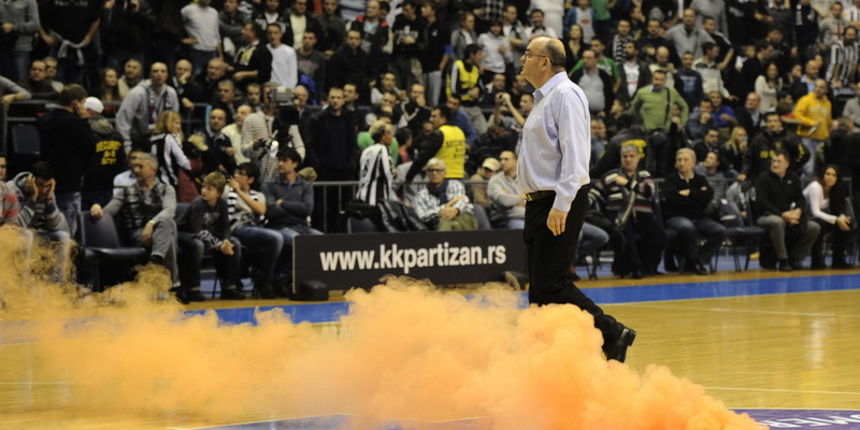Beograd, Srbija, 050113.Kosarkaska utakmica 16. kola ABA lige izmedju KK Cibona i KK Partizan.Na fotografiji: trener Partizana Dusko VujosevicFoto: Drazen Aleksic / CROPIX
