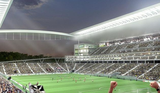 Corinthians Arena Sao Paolo, foto: stadiumguide.com