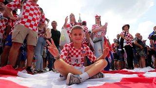 Hrvatski navijači okupirali centar Moskve!