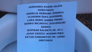 Novi performans Gradjanske akcije u Zagrebu, Foto: Gradjanska akcija