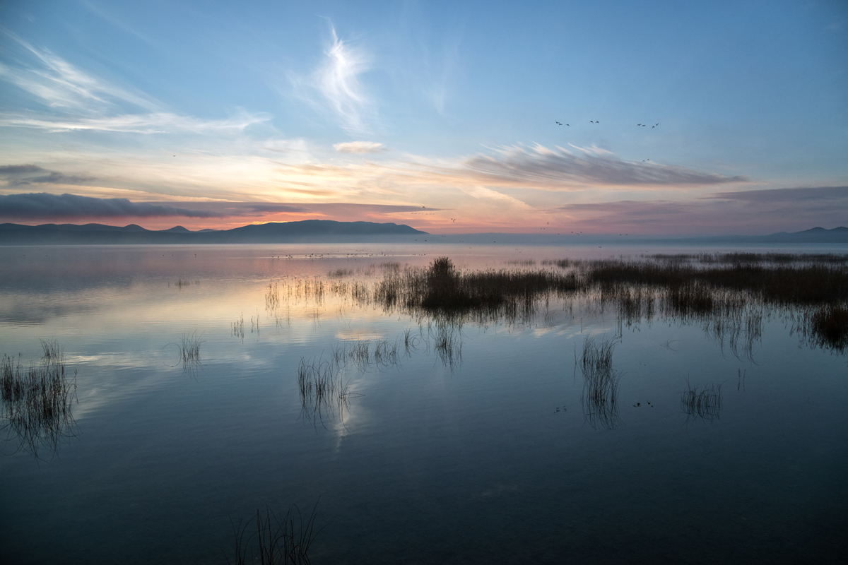 Čarobno jutro na Vranskom jezeru Čarobno jutro na Vranskom jezeru