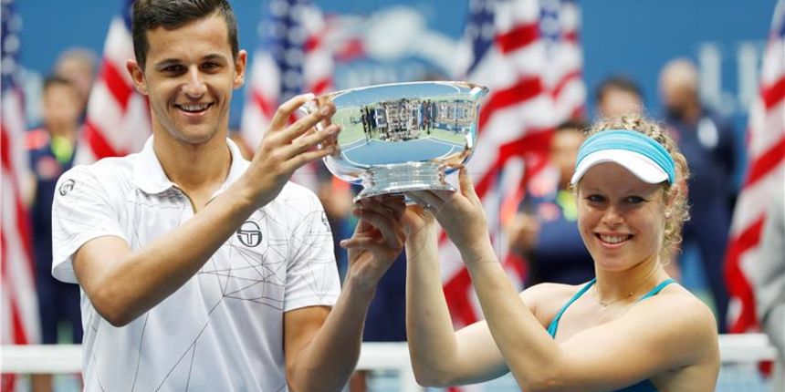 Mate Pavić i Laura Siegemund pobjednici US Opena,  foto: Hina