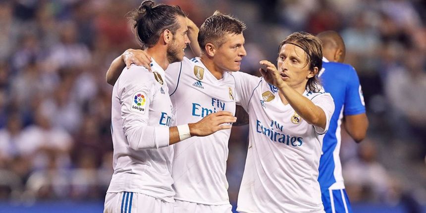 Gareth Bale, Toni Kroos, Luka Modrić Gareth Bale, Toni Kroos, Luka Modrić