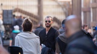 Jamie Dornan na setu snimanja filma Robin Hood Origins