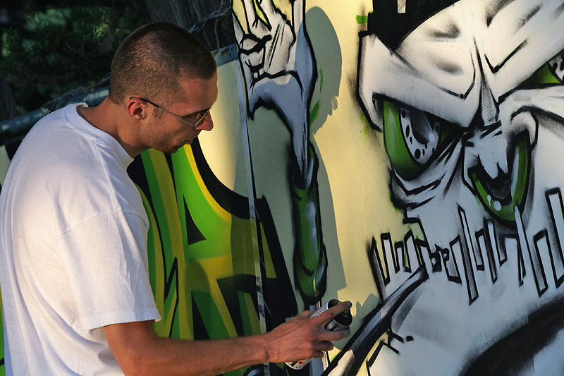 Grafiti, Hip hop & Break battles – Kapetanski park (foto: Marin Gospić)