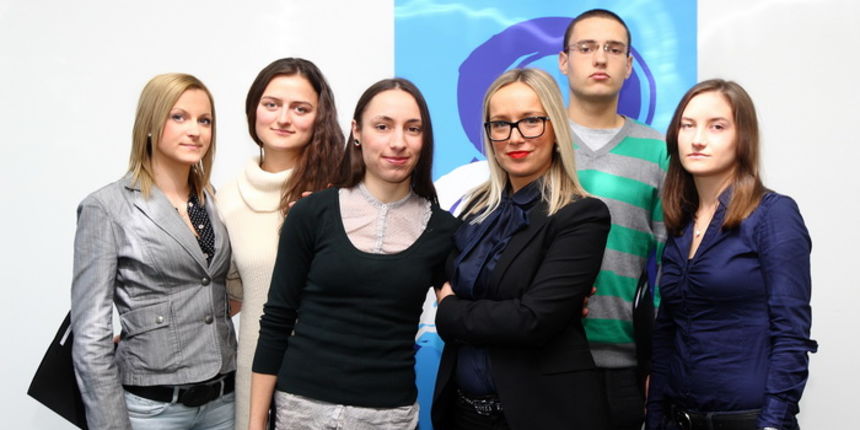 11.11.2011., Zagreb – U Ministarstvu zdravstva i socijalne skrbi odrzana je dodjela stipendija trecoj generaciji sticenika humanitarne akcije Korak u zivot u organizaciji Rotary kluba. Maja Weber. 
Photo: Davor Puklavec/PIXSELL