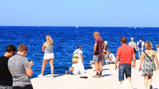 Đir po zadarskoj rivi 25. kolovoza 2016.