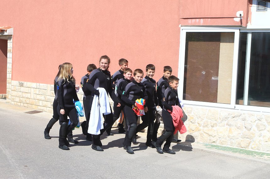 Velika akcija čišćenja podmorja u Bibinjama, foto: L.Banić