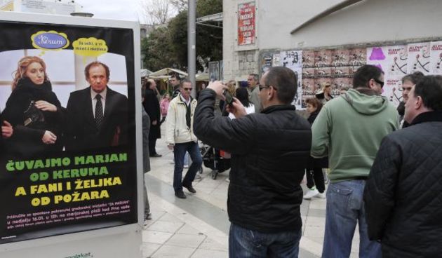 Prosvjed u Splitu (Foto: Cropix)