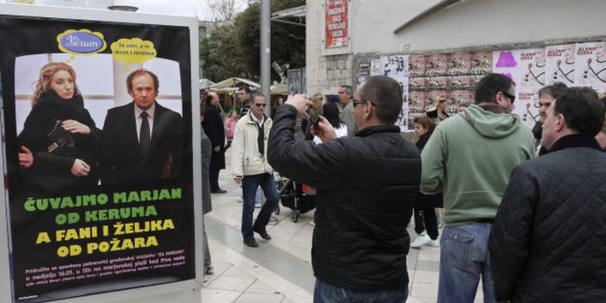 Prosvjed u Splitu (Foto: Cropix) Prosvjed u Splitu (Foto: Cropix)