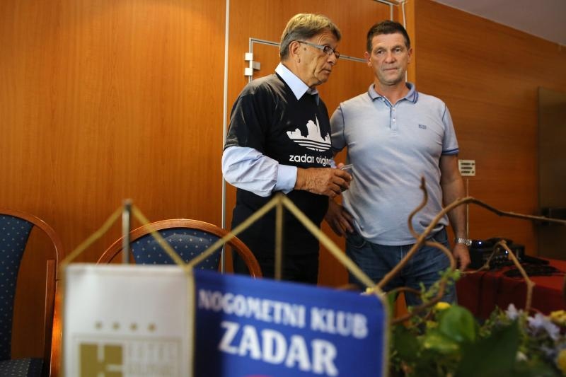 04.09.2014., Zadar – Press konferencija – Miroslav Ciro Blazevic – nakon sto je izabran za trenera NK Zadar. Photo: Filip Brala/PIXSELL 04.09.2014., Zadar – Press konferencija – Miroslav Ciro Blazevic – nakon sto je izabran za trenera NK Zadar. Photo: Filip Brala/PIXSELL