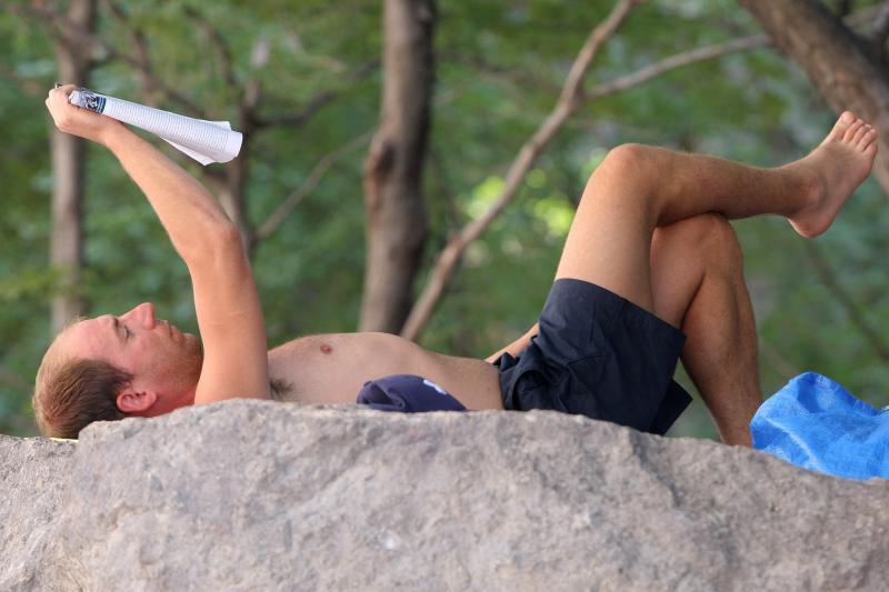 Penjači uživaju u kanjonu Paklenice, Foto: Dino Stanin Penjači uživaju u kanjonu Paklenice, Foto: Dino Stanin