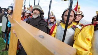 15. Festival zudija, cuvara Kristova groba odrzan je u Mlinistu u Dubrovacko-neretvanskoj zupaniji. Smotra zudija privukla je cuvare Kristova groba iz vise od 30 zupa. Photo: Hrvoje Jelavic/PIXSELL