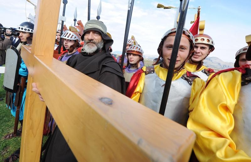 15. Festival zudija, cuvara Kristova groba odrzan je u Mlinistu u Dubrovacko-neretvanskoj zupaniji. Smotra zudija privukla je cuvare Kristova groba iz vise od 30 zupa. Photo: Hrvoje Jelavic/PIXSELL