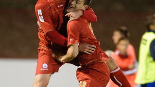 Split, 150912.
Stadion Park mladezi.
Nogometna utakmica 8. kola MAXtv 1. HNL Prve lige izmedju RNK Split i NK Zadar.
Na fotografiji: Ante Erceg i Mate Pehar strijelci su prva dva pogotka za Split
Foto:Tom Dubravec / CROPIX Split, 150912.
Stadion Park mladezi.
Nogometna utakmica 8. kola MAXtv 1. HNL Prve lige izmedju RNK Split i NK Zadar.
Na fotografiji: Ante Erceg i Mate Pehar strijelci su prva dva pogotka za Split
Foto:Tom Dubravec / CROPIX