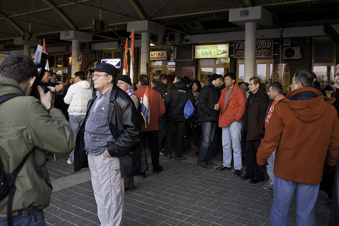 Zadarski branitelji na prosvjedu u Zagrebu 26. veljace 2011, Foto: Leo Banic Zadarski branitelji na prosvjedu u Zagrebu 26. veljace 2011, Foto: Leo Banic