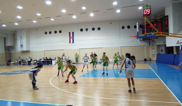 A-1 liga žene, 3. kolo: ŽKK Zadar – ŽKK Pula 79-61. Foto: Zvonimir Brzić