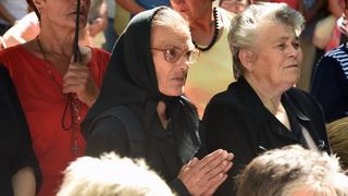 Visovac: Svečano misno slavlje povodom blagdana Gospe od Anđela, Photo: Hrvoje Jelavic/PIXSELL