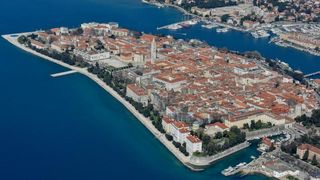 Zadar iz zraka, zračna panorama