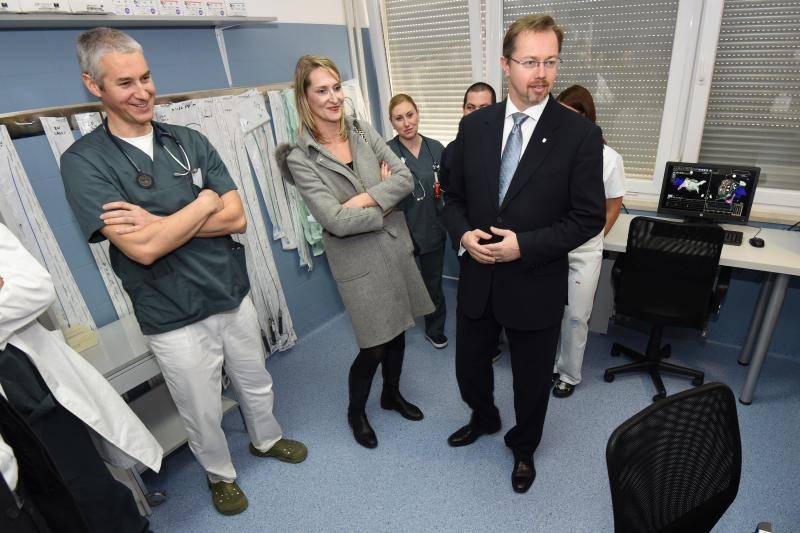 U Općoj bolnici Zadar svečano otvorena nova angio sala donacija dr. Freidoona Ghazija. Foto: Dino Stanin/PIXSELL U Općoj bolnici Zadar svečano otvorena nova angio sala donacija dr. Freidoona Ghazija. Foto: Dino Stanin/PIXSELL