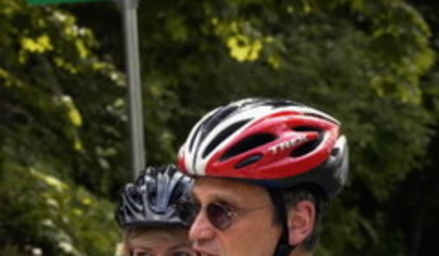 Biciklist ide na Obaminu inauguraciju (Foto: AP)