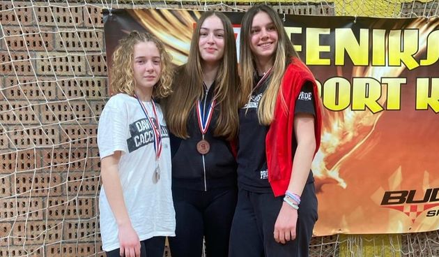 Juniorke TK Zadar – Toncica Bajlo, Judita Dražović, Emili Brkić