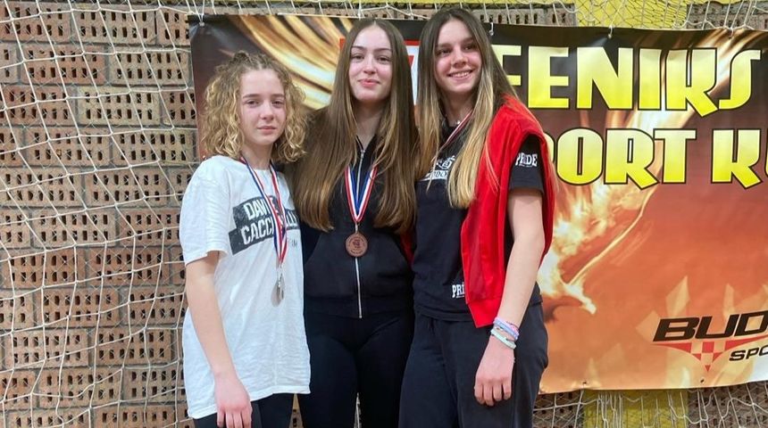 Juniorke TK Zadar – Toncica Bajlo, Judita Dražović, Emili Brkić