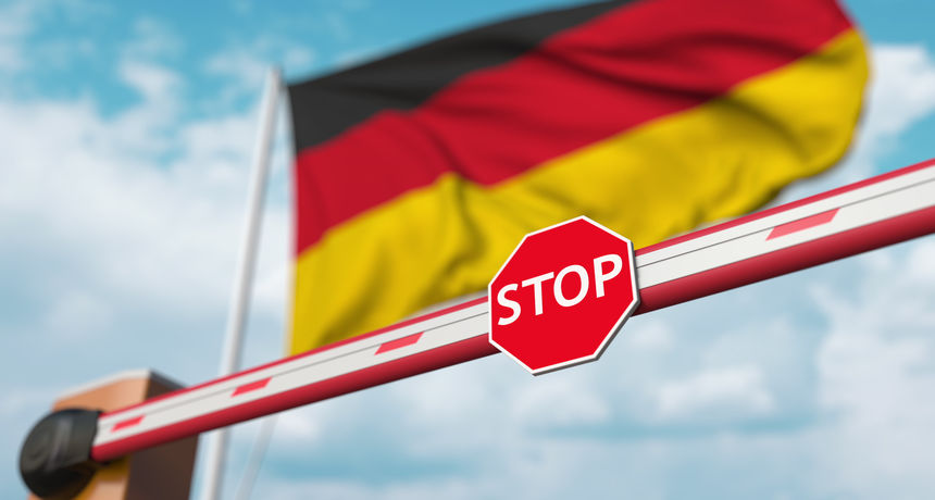 Njemačka, granica Njemačka, granica