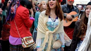 Stanarske maškare u karnevalskoj povorci, foto Iva Perinčić