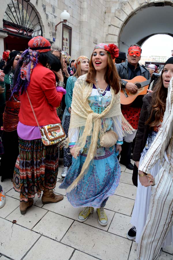 Stanarske maškare u karnevalskoj povorci, foto Iva Perinčić