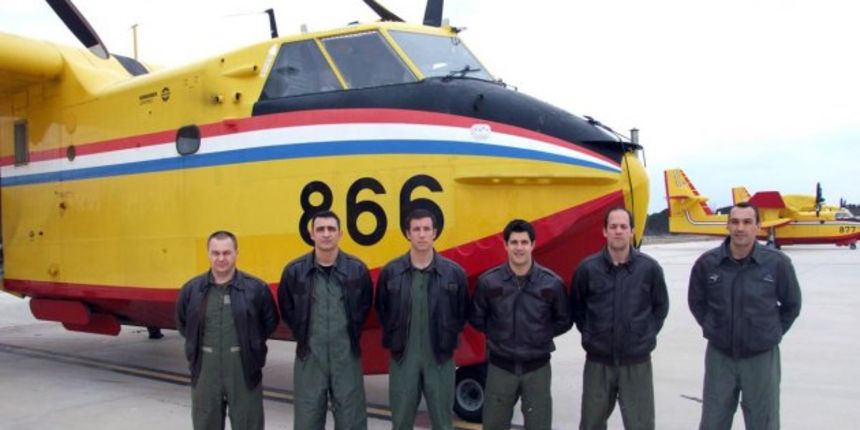 Obuka novih pilota protupožarnih aviona, foto: MORH