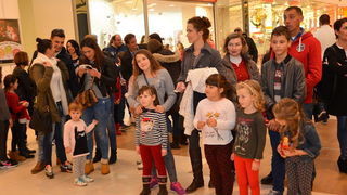 Sveti Nikola u Supernova centru 6. prosinca 2016.  Foto: Iva Perinčić