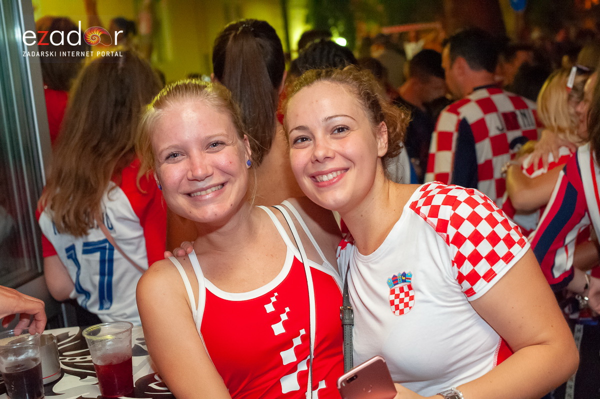 Zadar je gorio: Velika fešta nakon plasmana Vatrenih u finale Svjetskog prvenstva