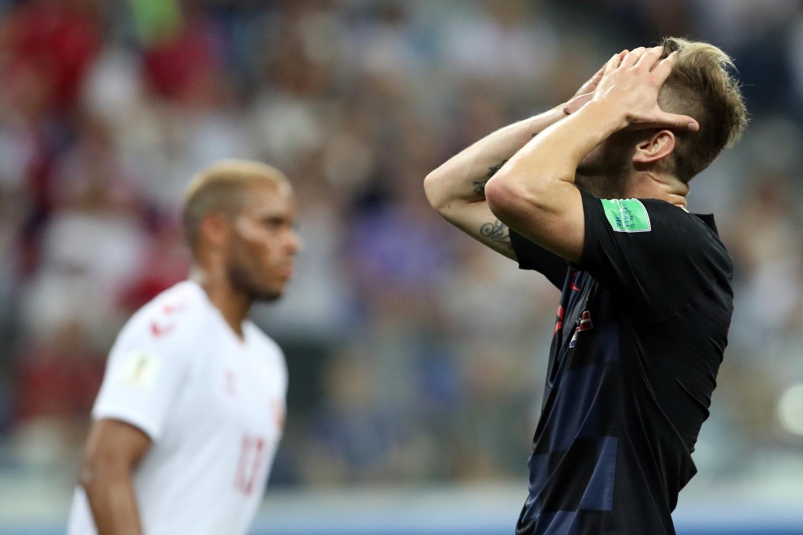 Niznji Novgorod, Rusija – Svjetsko nogometno prvenstvo 2018., osmina finala, Hrvatska – Danska 4-3 (1-1, 1-1).