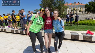 Ludijada zadarskih maturanata na Pozdravu suncu i Morskim orguljama