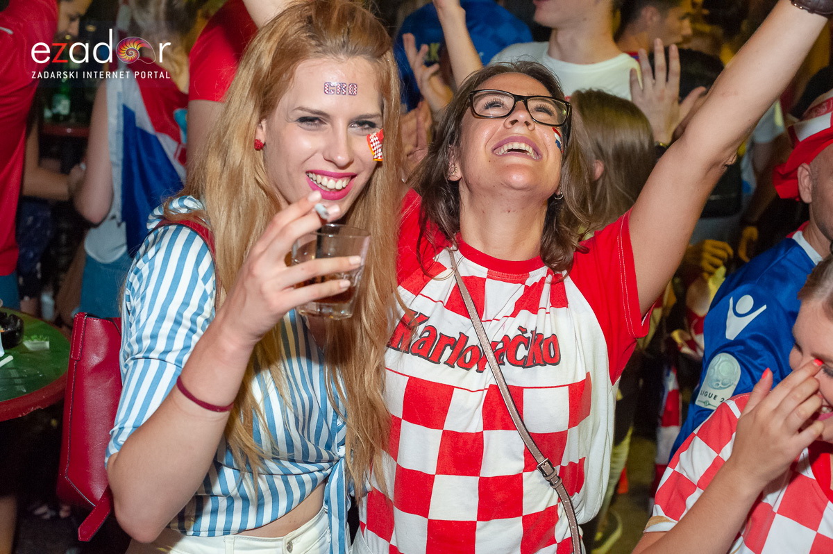 Zadar je gorio: Velika fešta nakon plasmana Vatrenih u finale Svjetskog prvenstva