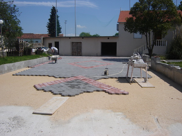 Gorica, uredjenje zupnog dvora