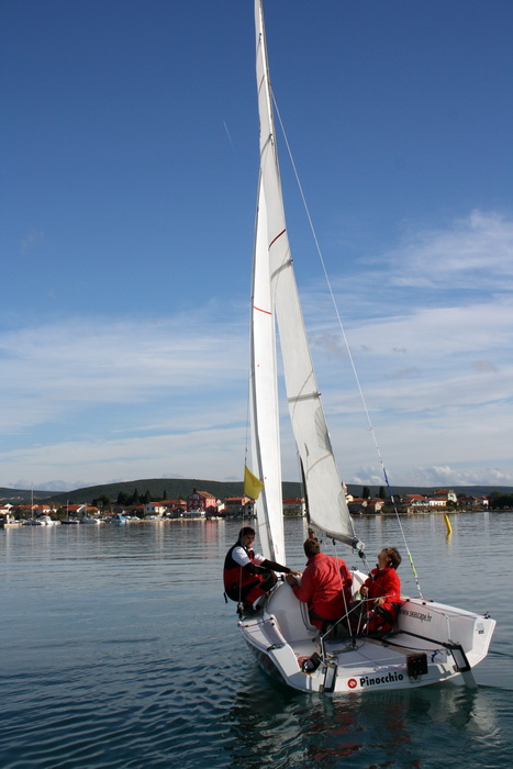 Sukosan: U uvali Zlatna luka odrzan je prvi dan dan Match Race regate, Foto: Mladen Malik