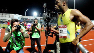 Zagreb, 010910.
Atletski stadion Mladost, Jarunska 5.
60. atletski memorijal Borisa Hanzekovica, World Challenge Zagreb 2010.
Na fotografiji: Tyson Gay.
Foto: Ronald Gorsic / CROPIX Zagreb, 010910.
Atletski stadion Mladost, Jarunska 5.
60. atletski memorijal Borisa Hanzekovica, World Challenge Zagreb 2010.
Na fotografiji: Tyson Gay.
Foto: Ronald Gorsic / CROPIX