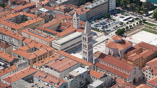 Grad Zadar iz zraka, foto: Leo Banić