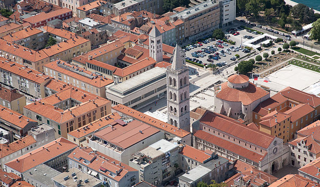 Grad Zadar iz zraka, foto: Leo Banić
