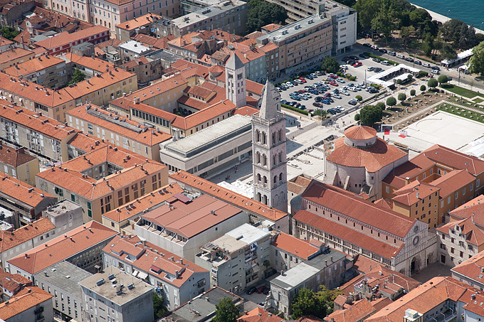 Grad Zadar iz zraka, foto: Leo Banić
