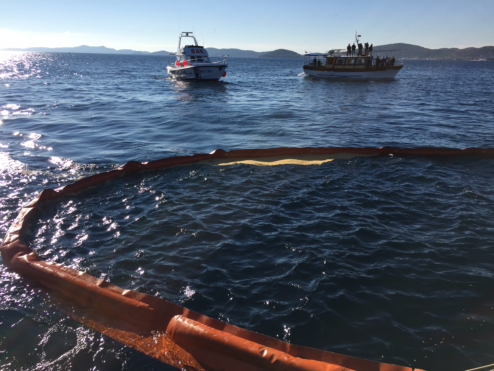 Vježba intervencije kod iznenadnog onečišćenja mora