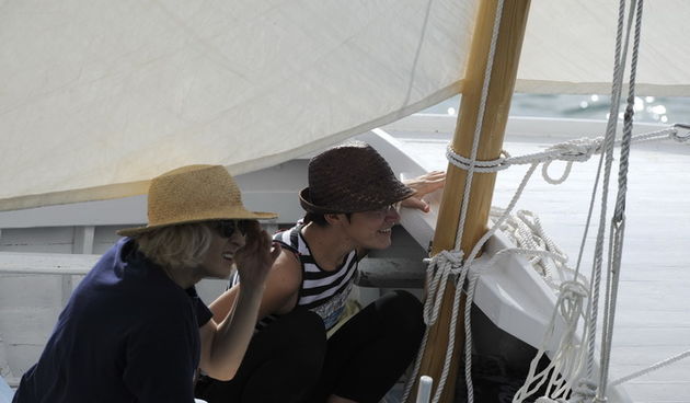 Otok Murter ,300912.
najveca regata tradicionalnih gajeta,leuta i kaica na latinsko idro odrzana je danas u Murteru , startalo je oko 100 brodova
Foto: Niksa Stipanicev / CROPIX