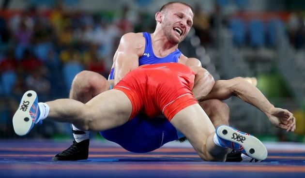 Olimpijske igre Rio 2016. Hrvanje, polufinale, Bozo Starcevic (Hrvatska) i Roman Vlasov (Rusija). Photo: Igor Kralj/PIXSELL