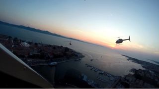 Pozdravni prelet četvorke helikoptera HRZ i PZO-a Bell-206 B Pozdravni prelet četvorke helikoptera HRZ i PZO-a Bell-206 B