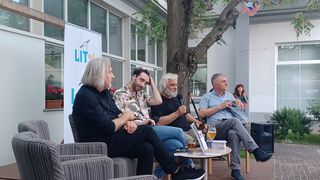 Gradska knjižnica Zadar i li.bar: LITaf festival Branko Čegec Sven Popovic Miroslav Micanovic