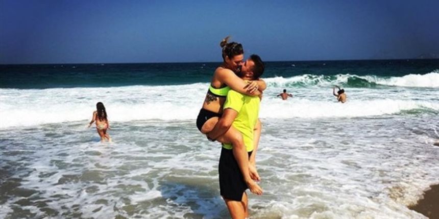 Sandra Perković i Edis Elkasević: Vrući poljupci na Copacabani, foto-drustvene mreze